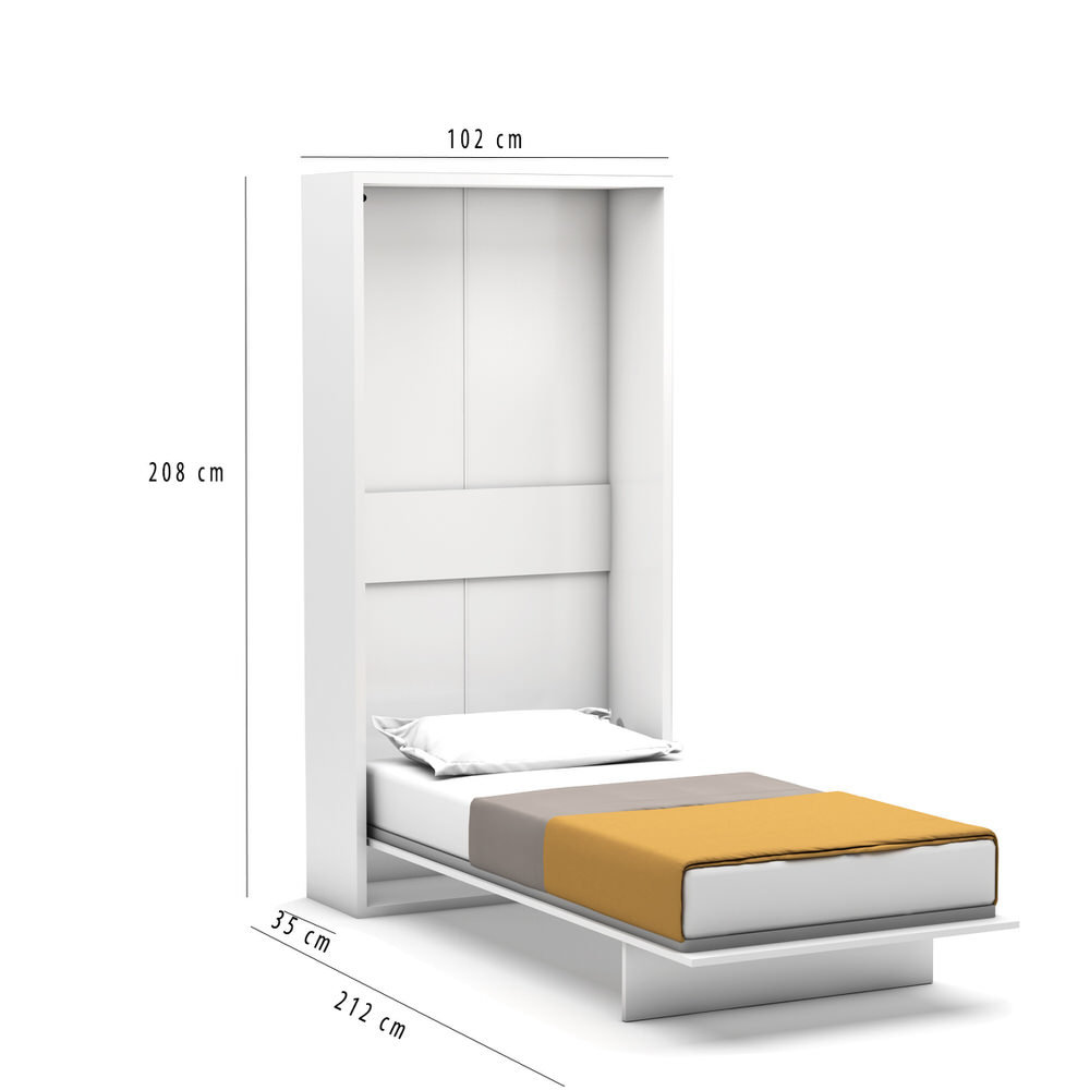 Diva wall bed dimensions