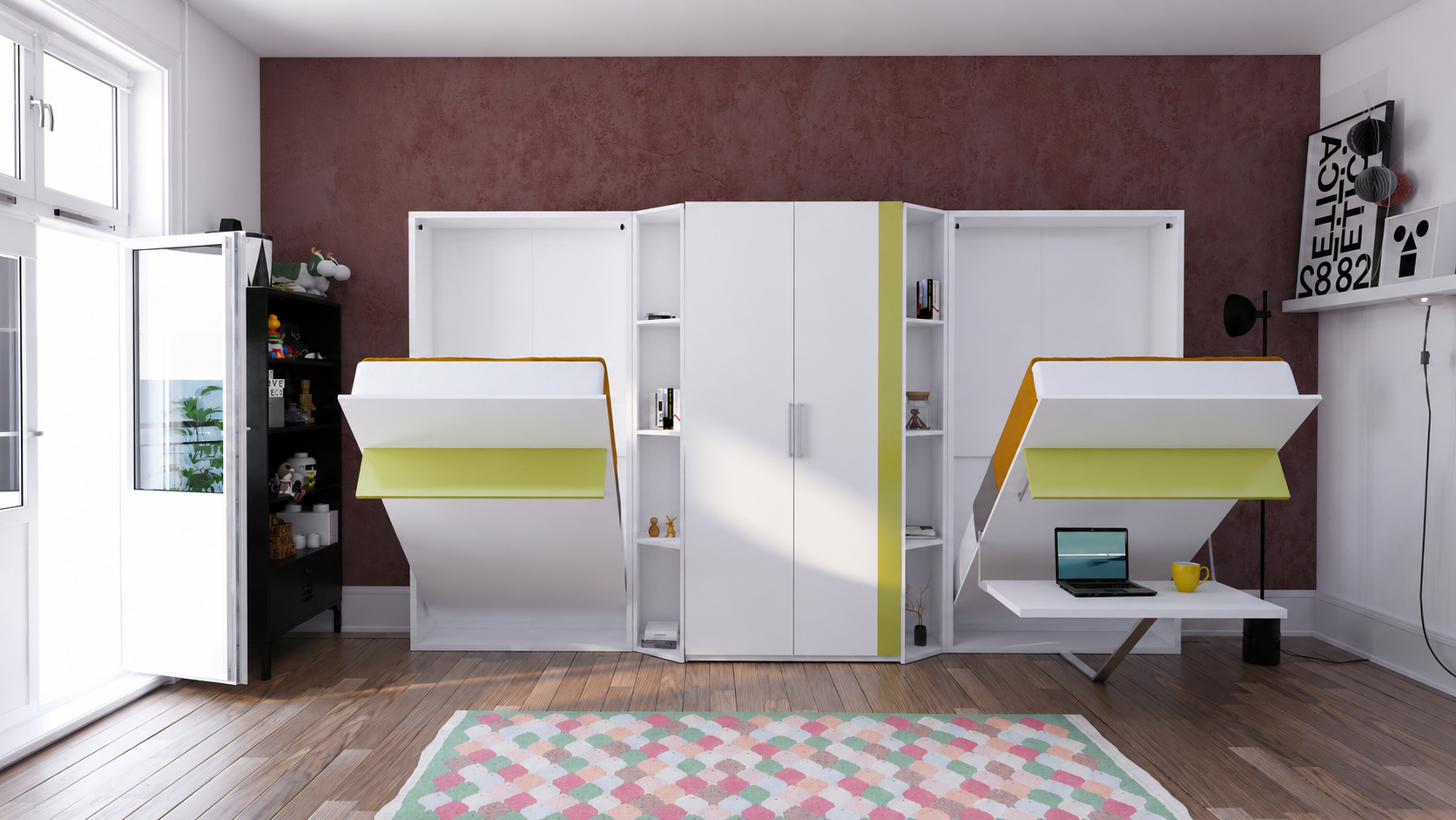 Happy Table Single Wall Bed System - Image 8