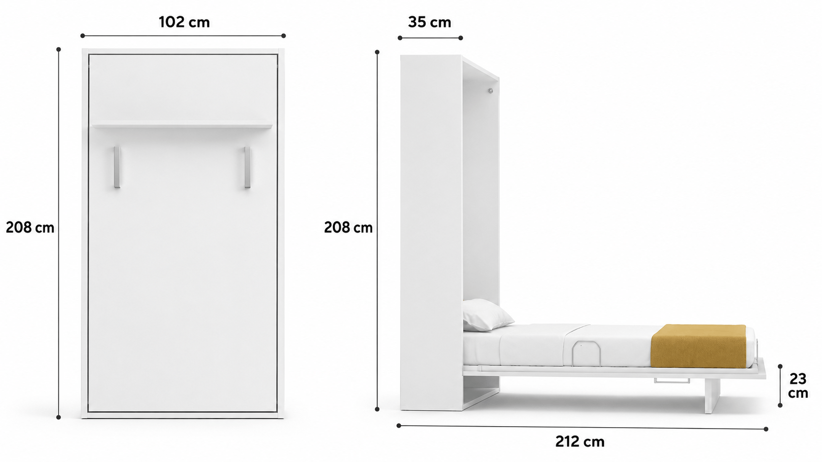 Diva Single Wall Bed System - Image 4