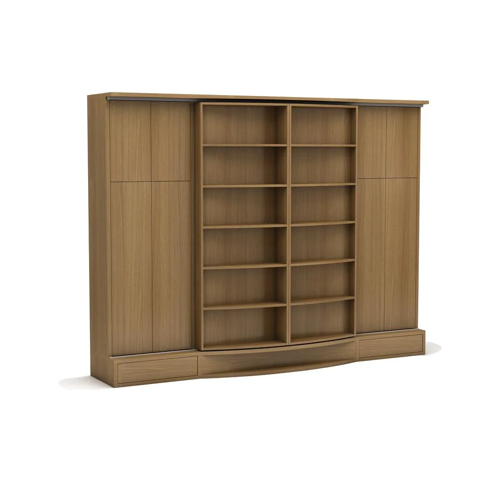 Sliding Suite Wall Bed System in Bookcase Cabinet - Image 2