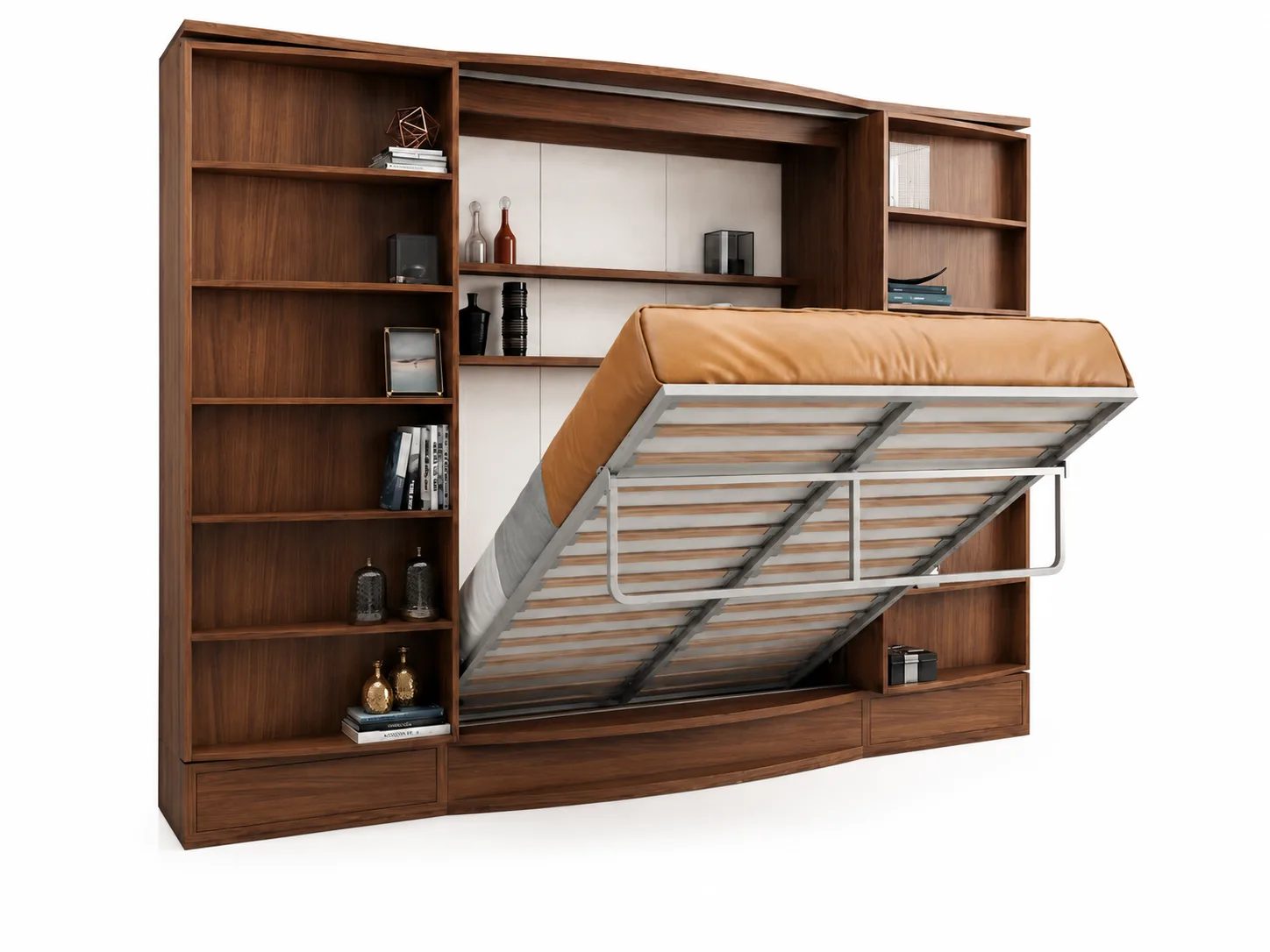 Sliding Suite Wall Bed System in Bookcase Cabinet - Image 2