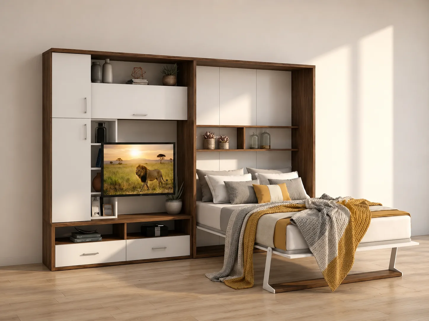 Double Saloon Wall Bed System - Image 10