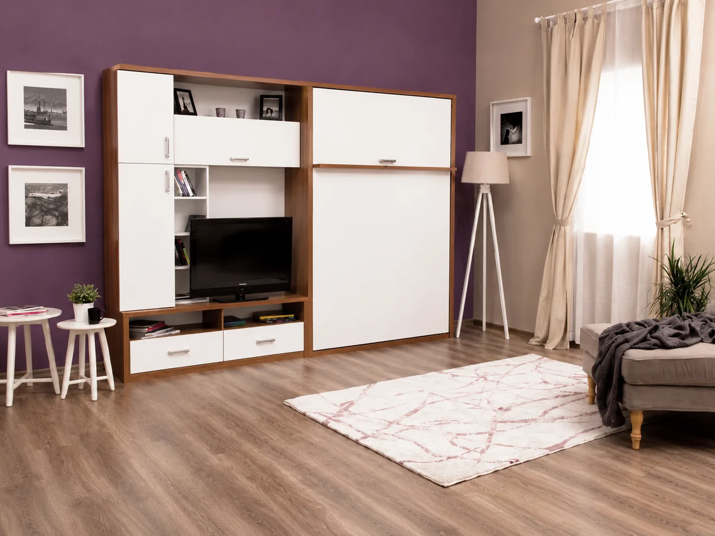 Double Saloon Wall Bed System - Image 5