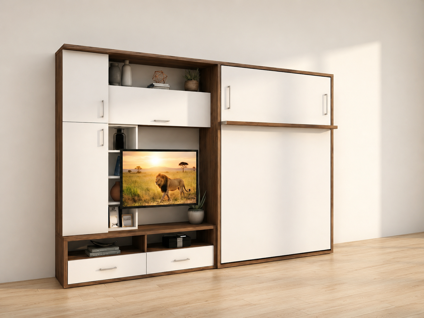 Double Saloon Wall Bed System - Image 8