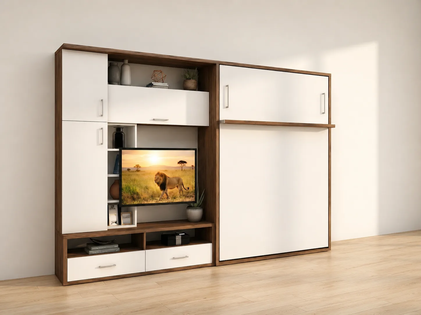 Double Saloon Wall Bed System - Image 8
