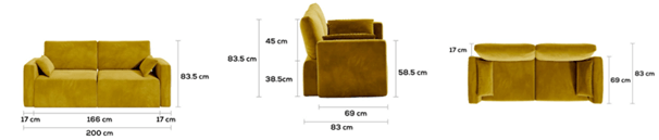 2 seater dims