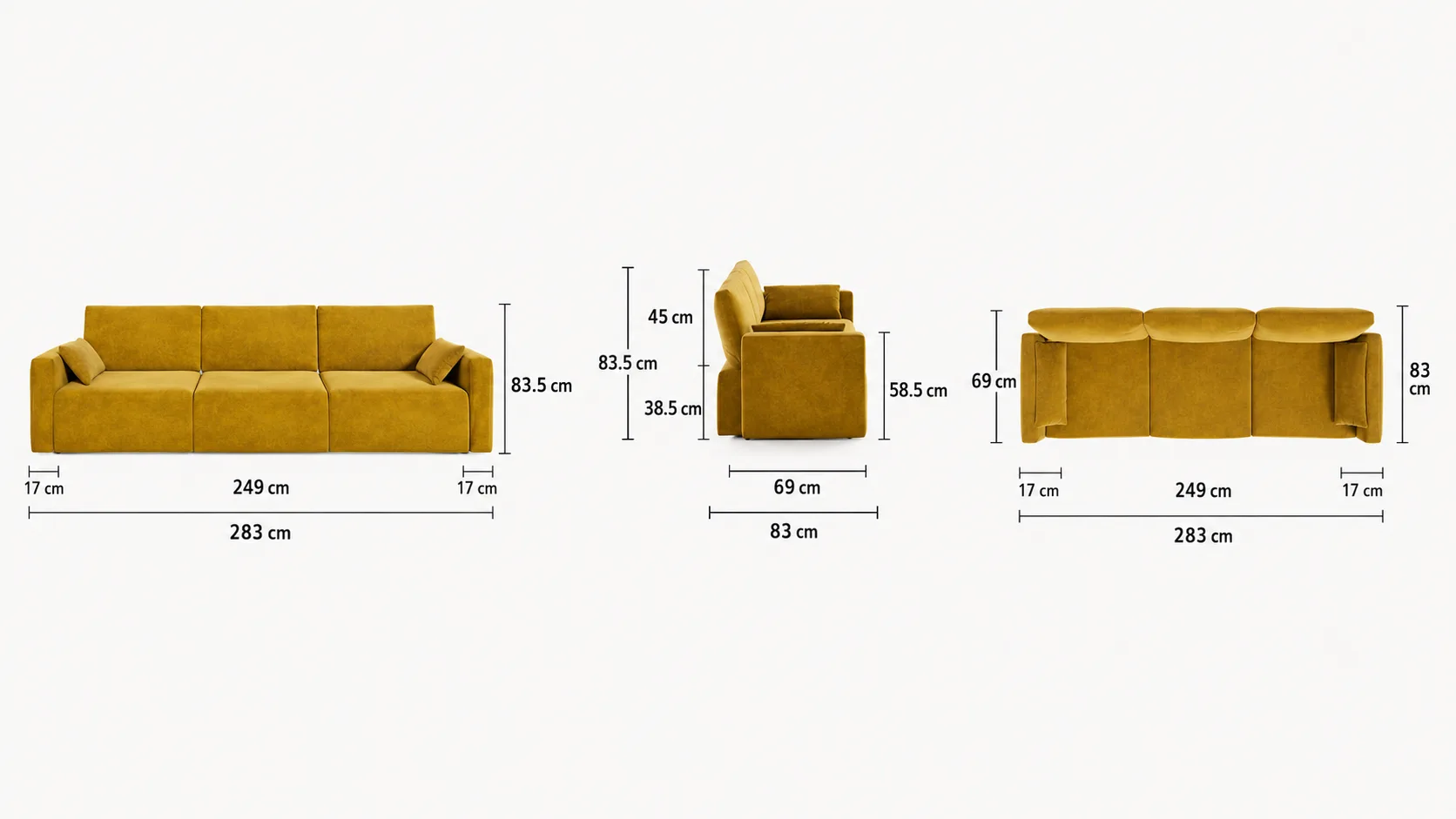 Royal Collection King Size Wall Bed System with Sofa - Image 8