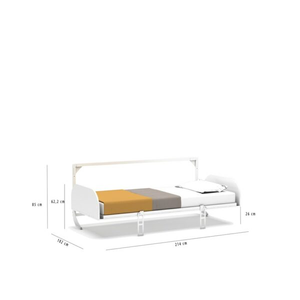 Simple Single Horizontal Wall Bed System - Image 4