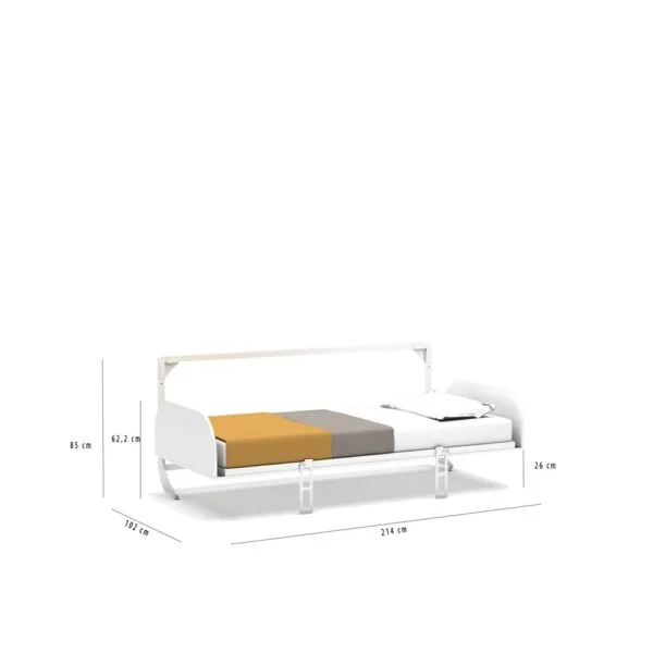 Simple Single Horizontal Wall Bed System - Image 4