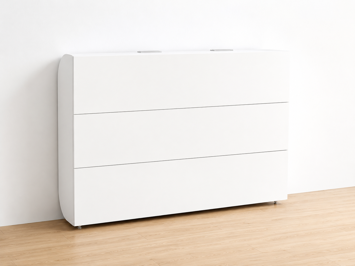 Simple Horizontal Double Wall Bed System - Image 8
