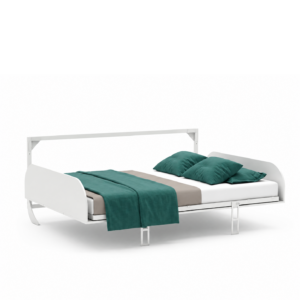 Simple Horizontal Double Wall Bed System
