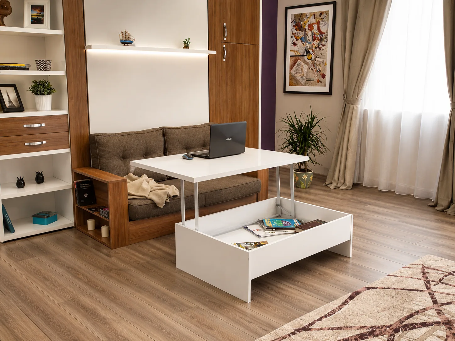 Coffee Table with Storage - Image 7