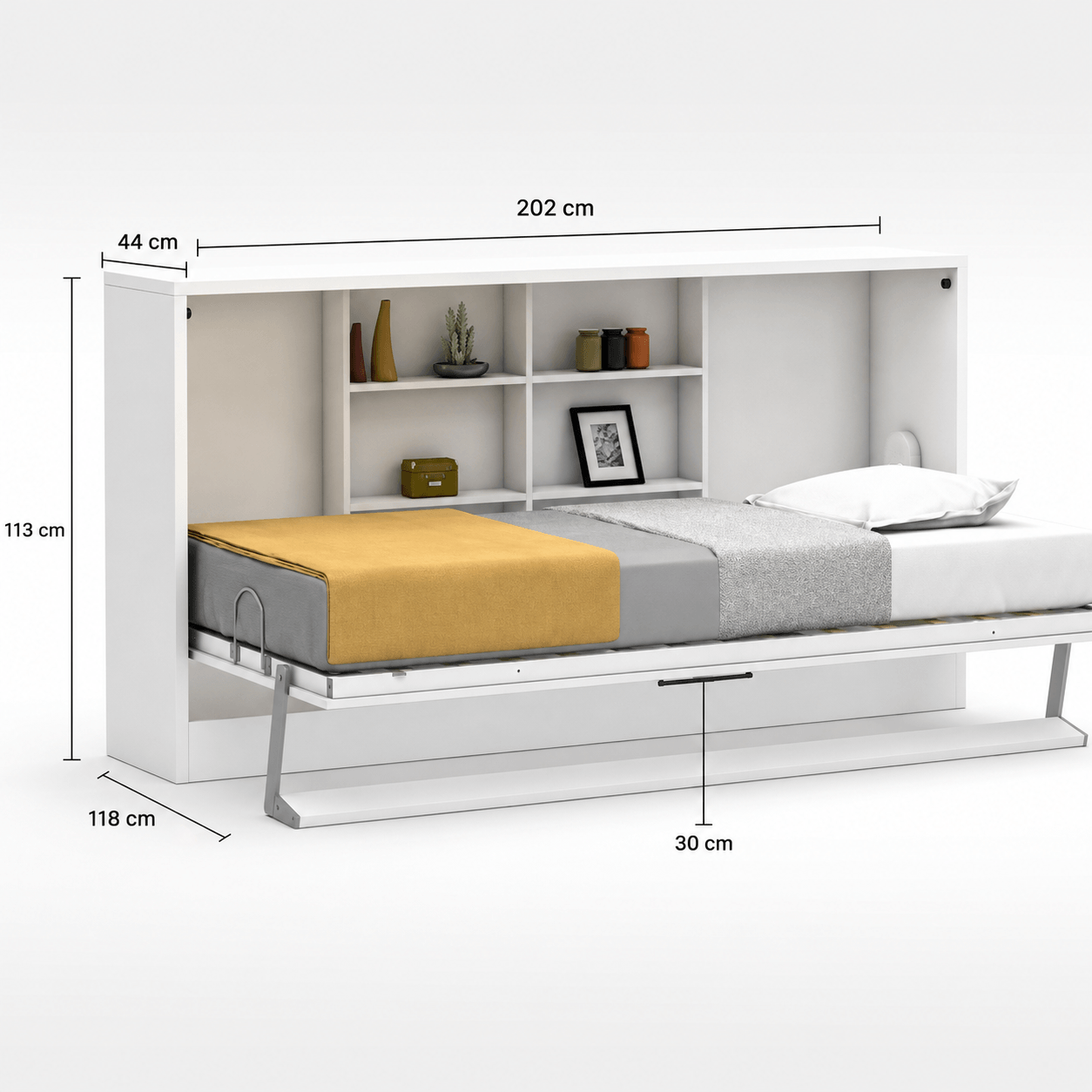 Diva Life Horizontal Single Wall Bed System - Image 4