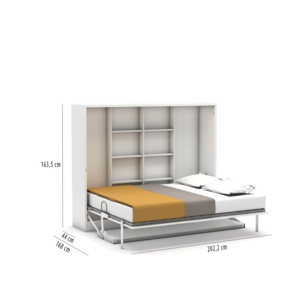 Diva Couple Double Desk Bed with Storage Cabinet - 0% Finance