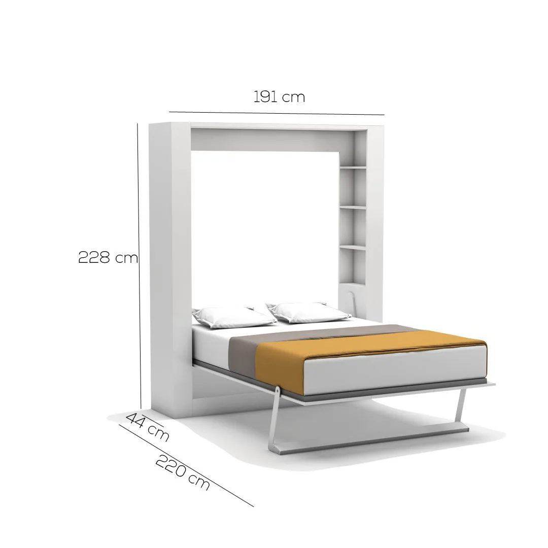 Nova King Size Wall Bed System with Sofa - Image 8