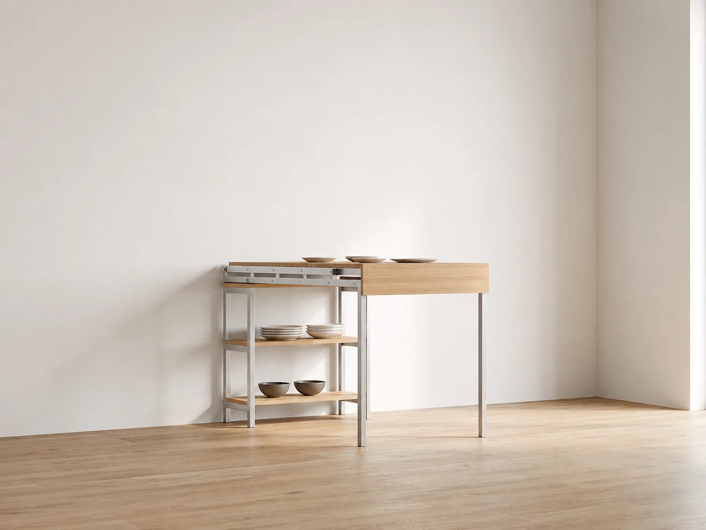 Racket Table - Wall Mounted Folding Table - Image 5