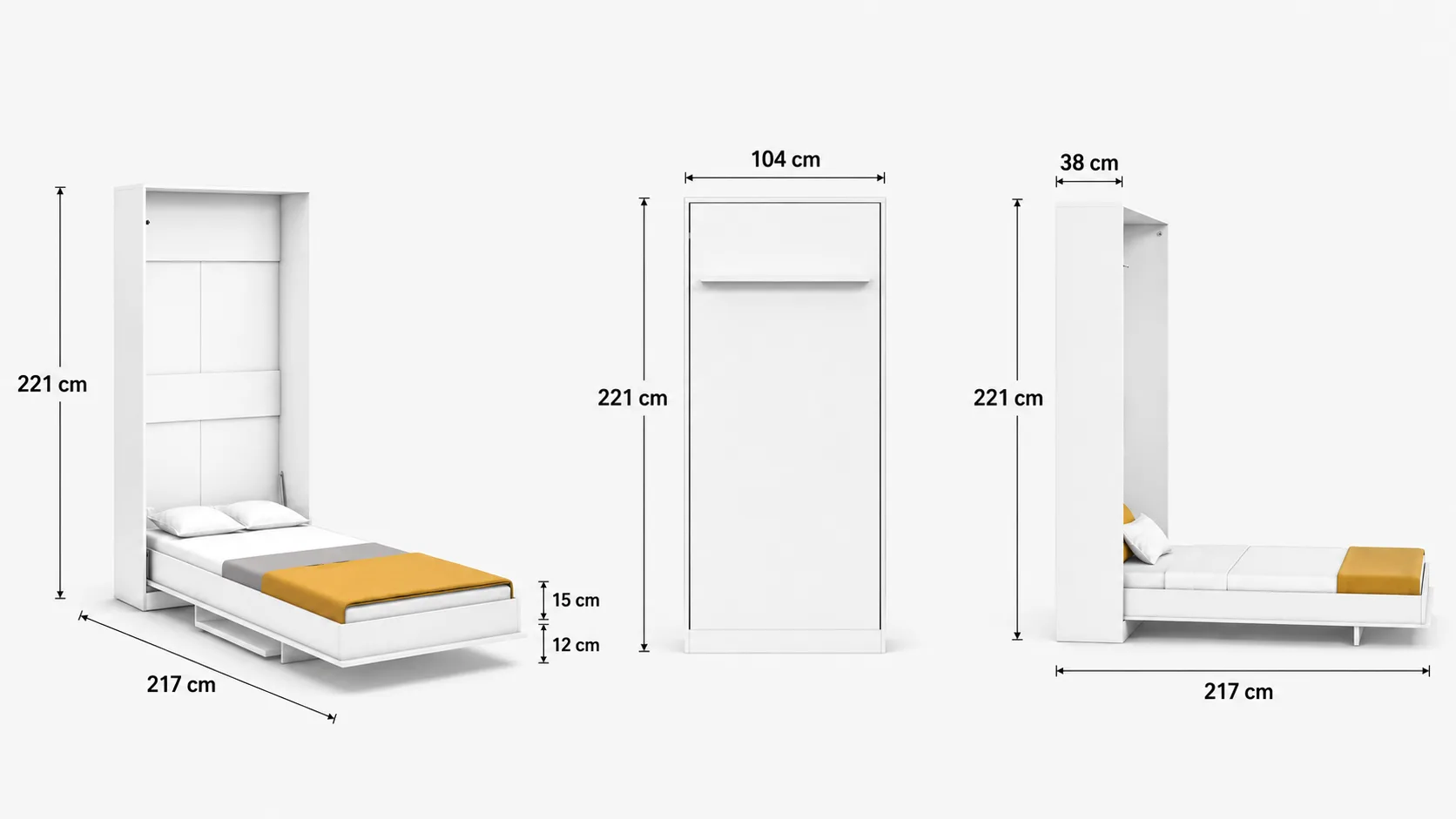 Primer Single Wall Bed System - Image 4
