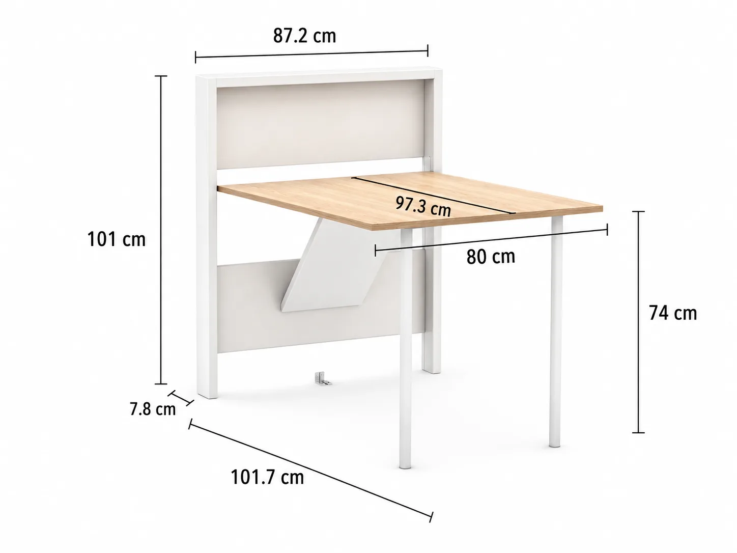 Secret Table – Wall Mounted Folding Table - Image 3