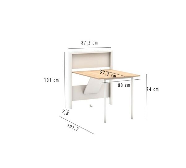 Secret Table – Wall Mounted Folding Table - Image 3