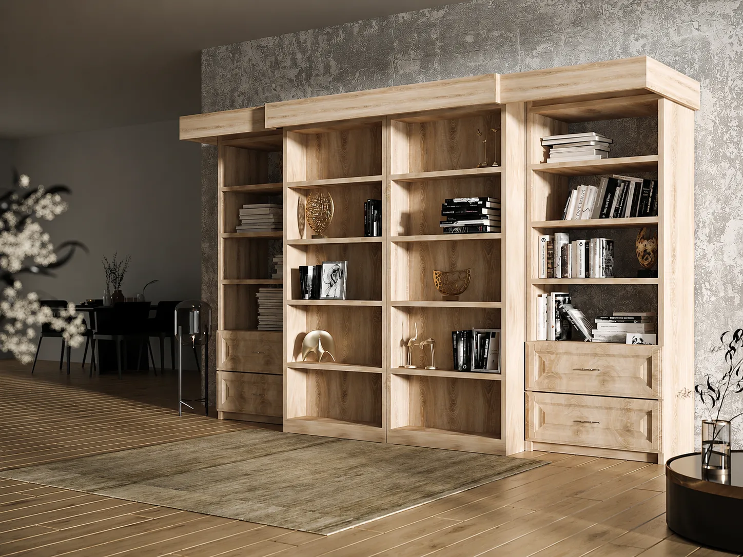 Sliding Library Cabinet Hardware for the NEXT BED™ - Image 3
