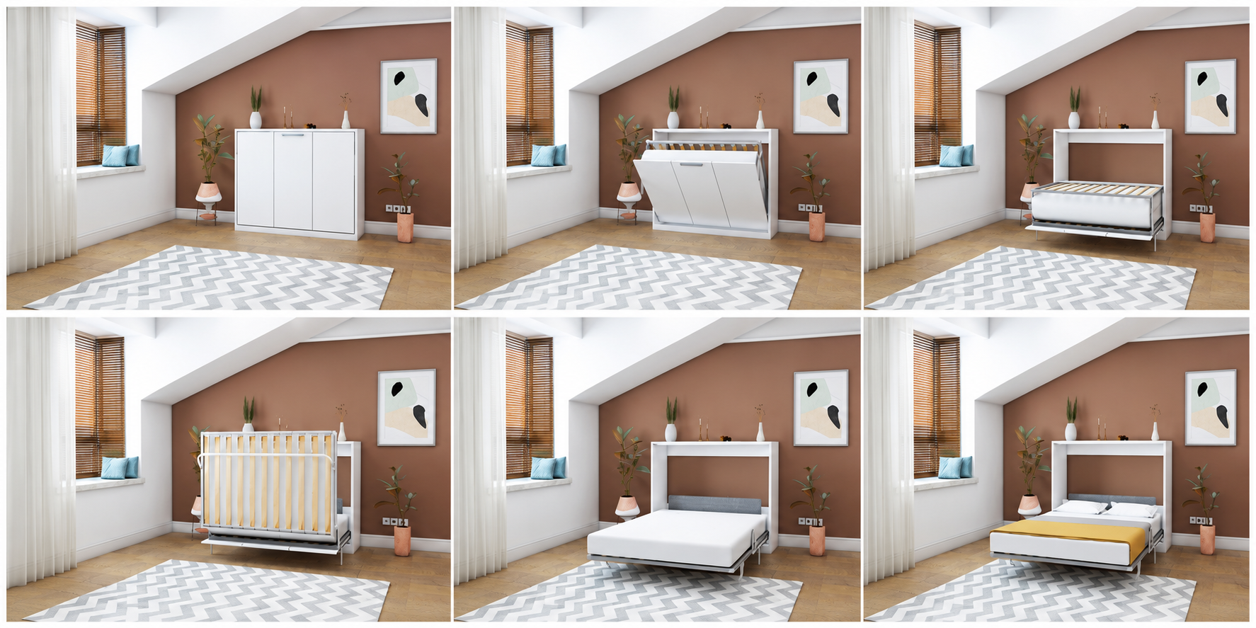 Capsule King Wall Bed System & Folding Mattress - Image 4