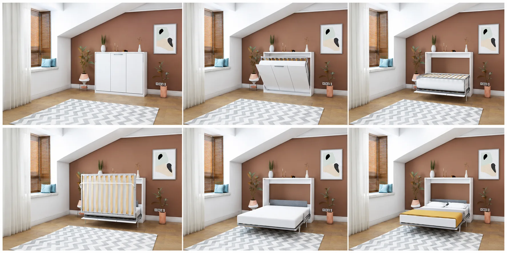 Capsule King Wall Bed System & Folding Mattress - Image 4