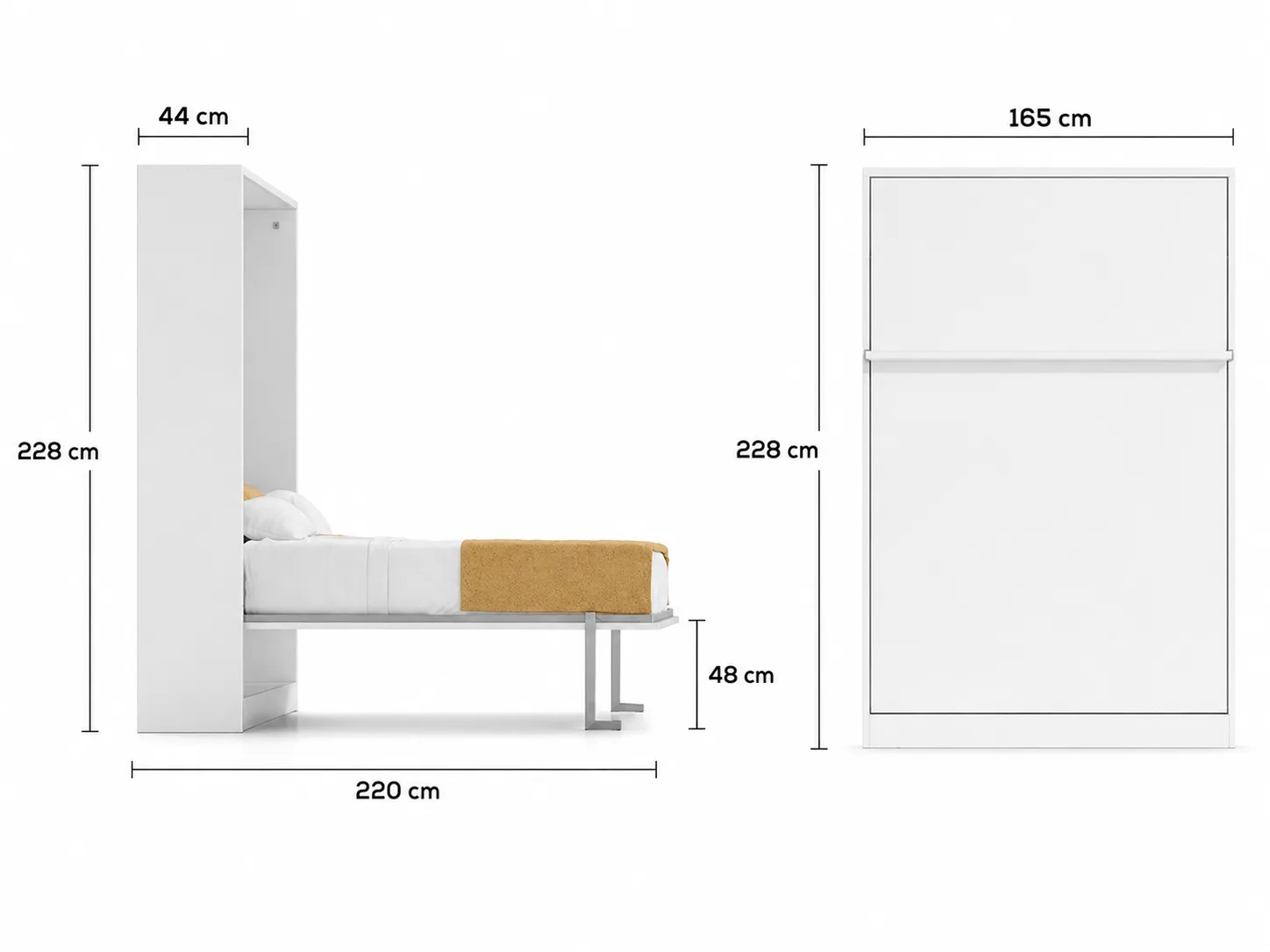Royal Collection King Size Wall Bed System - Image 4