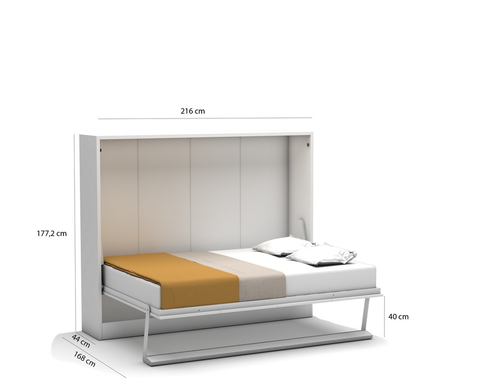 Royal King Horizontal Wall Bed System with Sofa - Image 10