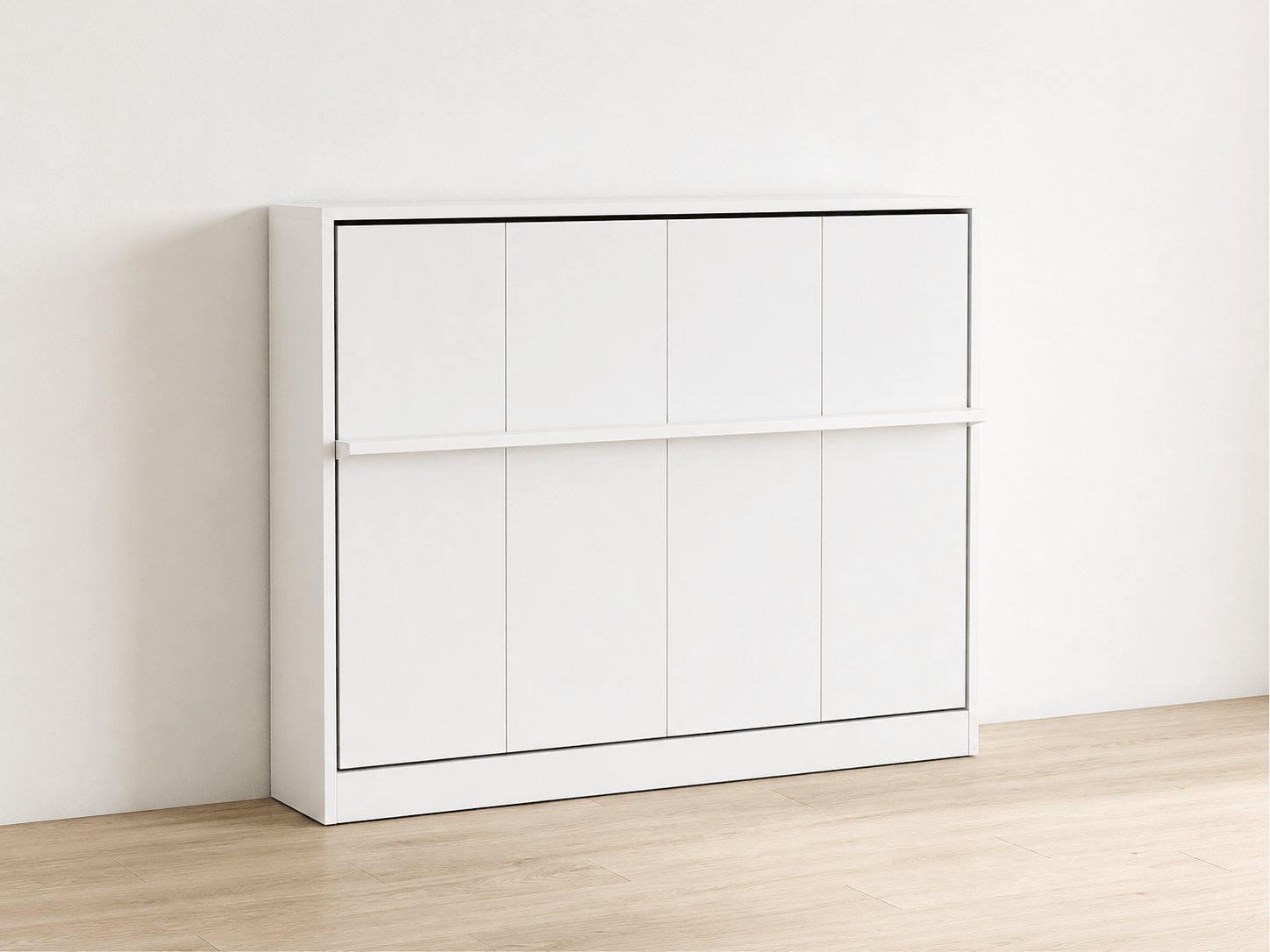 Royal King Horizontal Wall Bed System with Sofa - Image 3