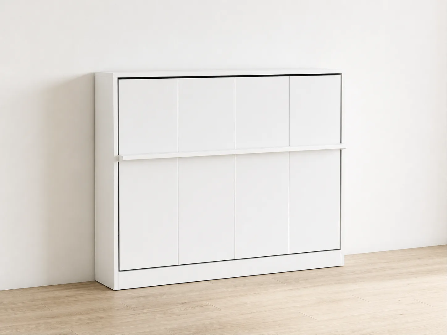 Royal King Horizontal Wall Bed System with Sofa - Image 3