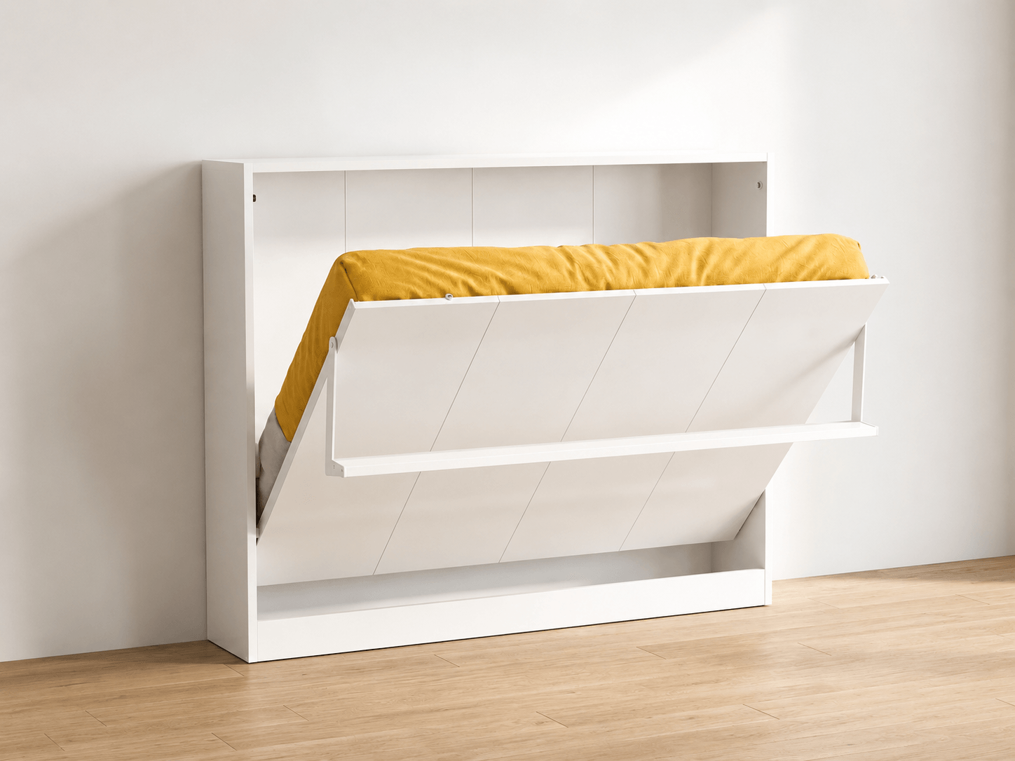 Royal King Horizontal Wall Bed System with Sofa - Image 4