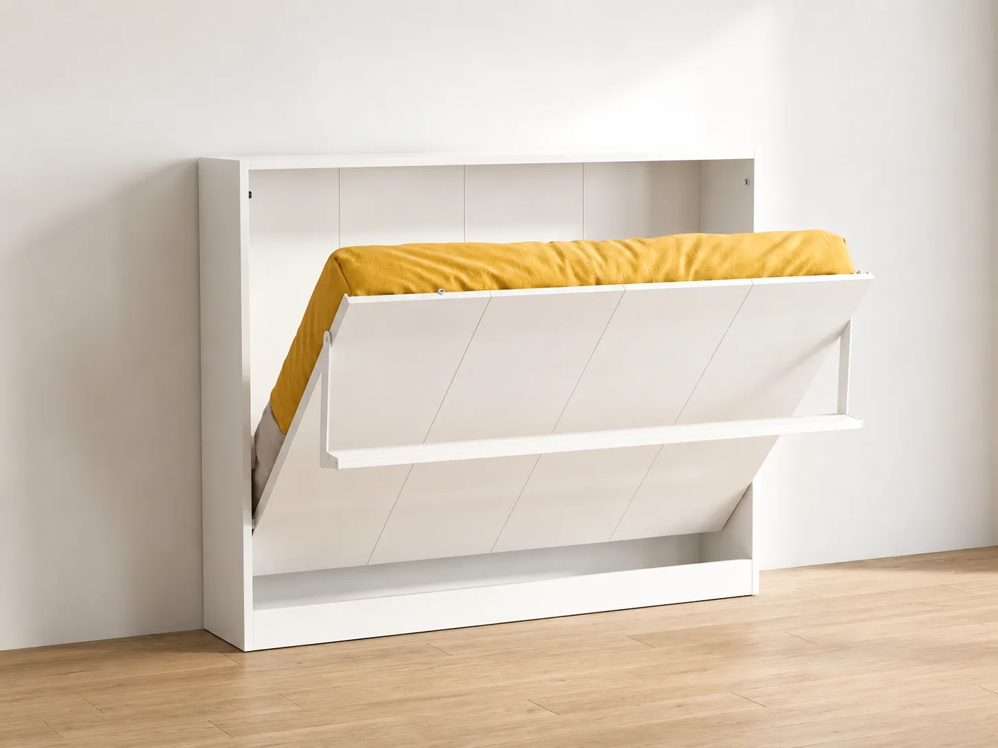 Royal King Horizontal Wall Bed System with Sofa - Image 4