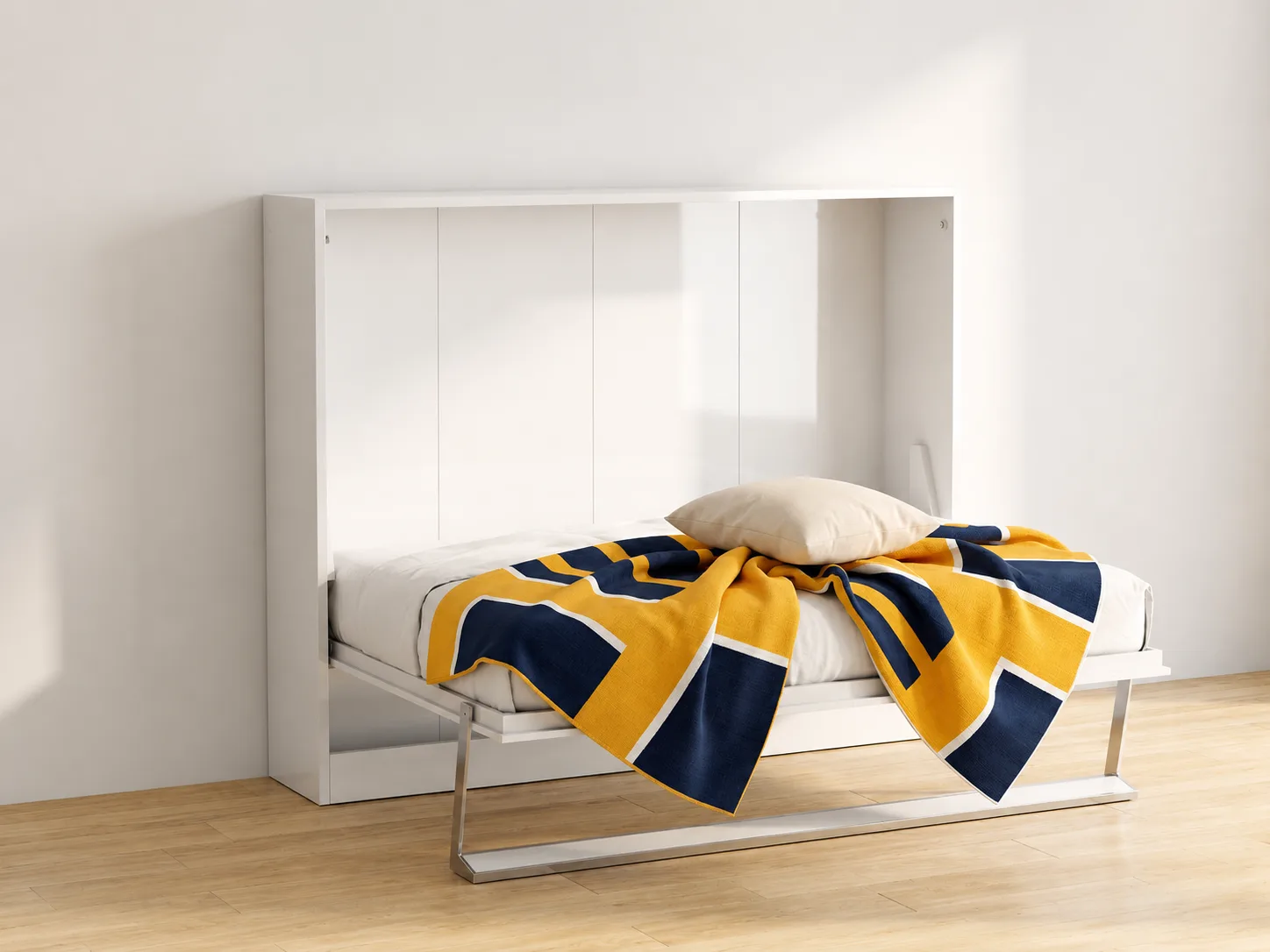Royal King Horizontal Wall Bed System with Sofa - Image 5