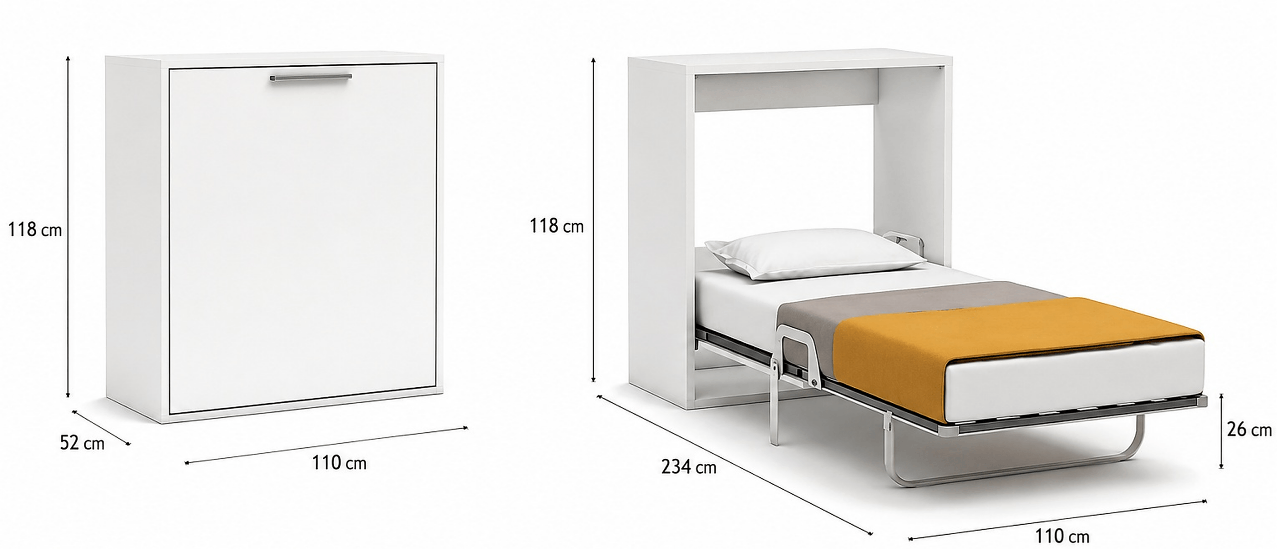Capsule Single Wall Bed System & Folding Mattress - Image 6